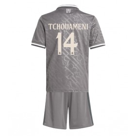 Real Madrid Aurelien Tchouameni #14 Tredje skjorte til barn 2024-25 Kortermet (+ korte bukser)